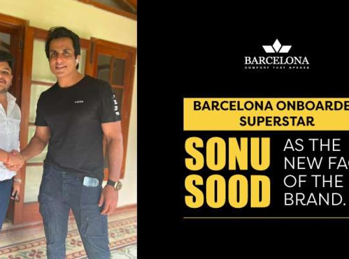 Barcelona launches exclusive outlet in UP, reveals Sonu Sood as ambassador